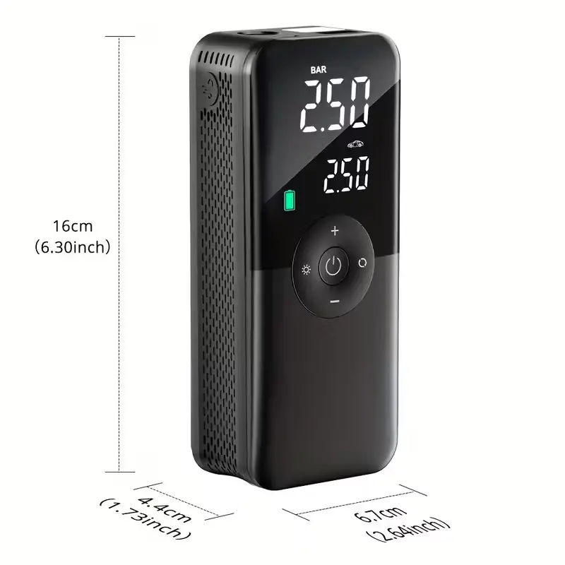 Pompe à air électrique portable pour moto