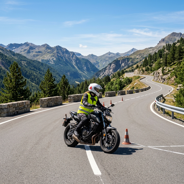 اختبار رخصة قيادة الدراجات النارية 2026: الدليل الشامل (40 سؤالاً)