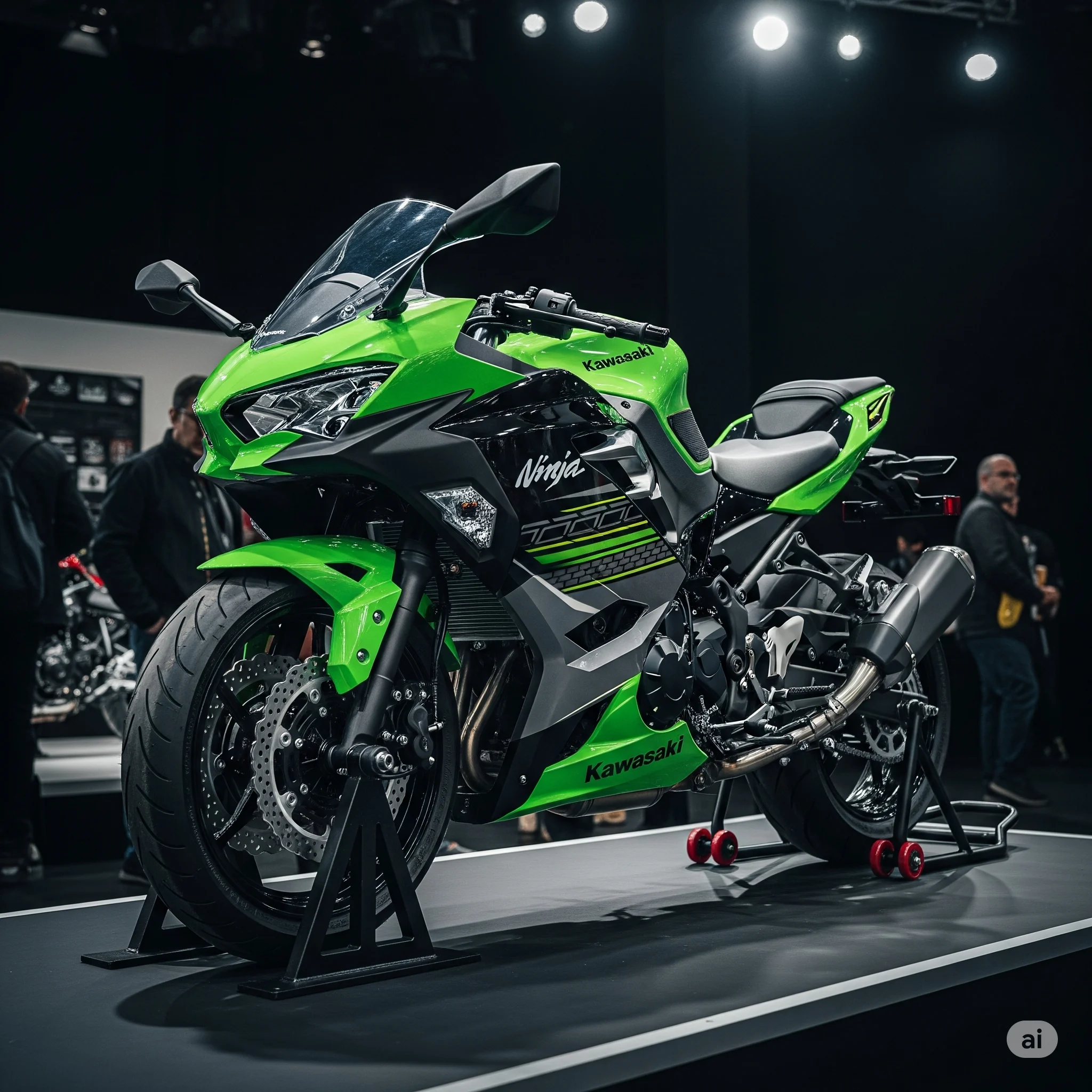Kawasaki Ninja exposée