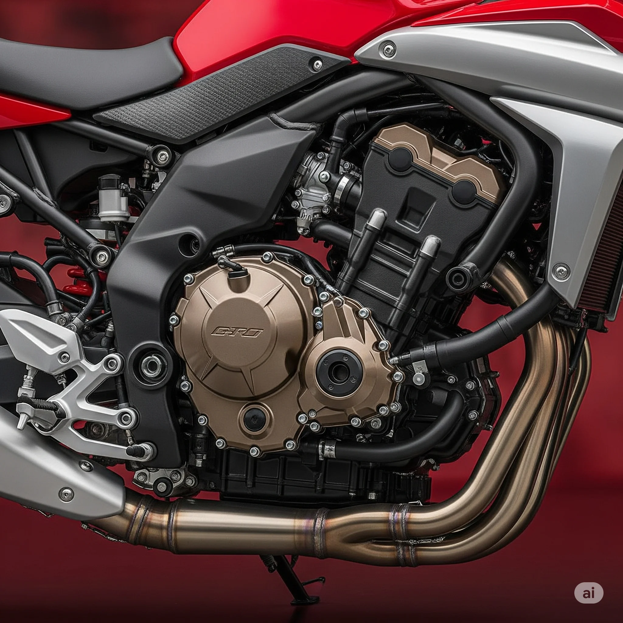 Moteur de moto sport