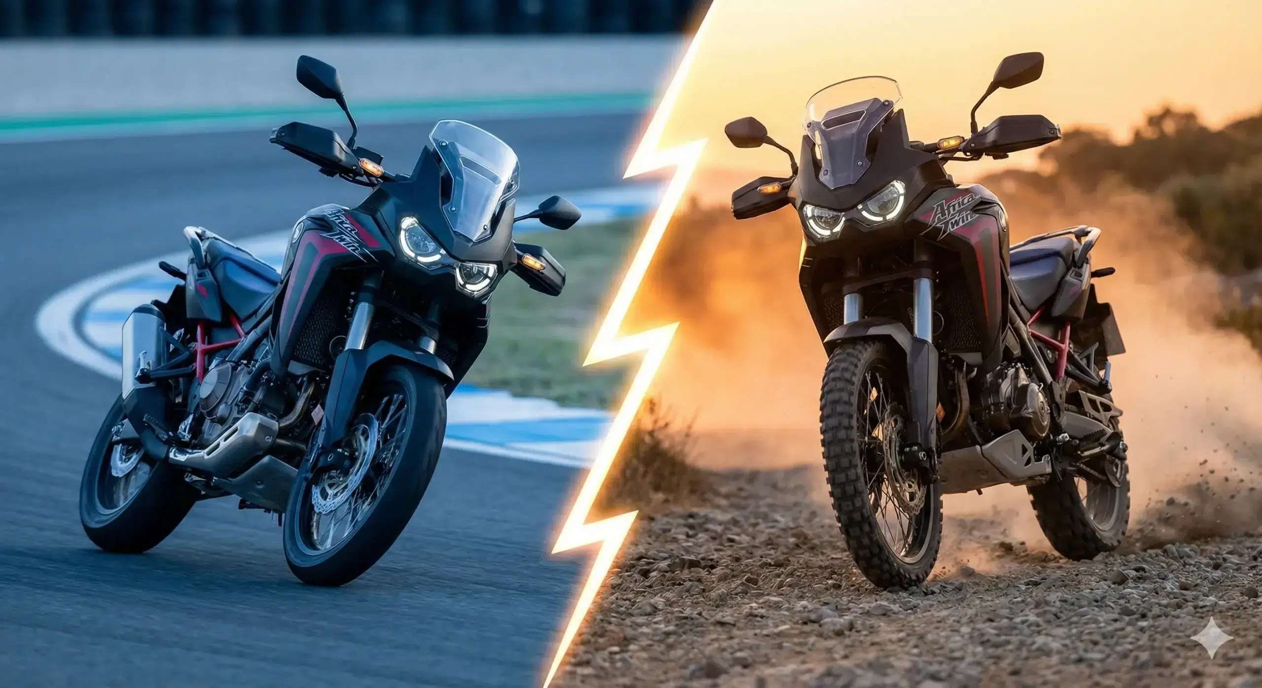Duel pneus Metzeler vs Michelin Africa Twin
